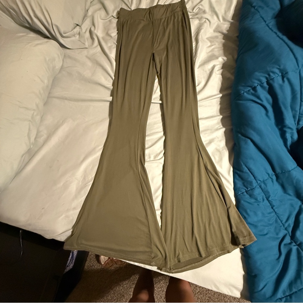 Rue21 Olive Green Flared Pants
